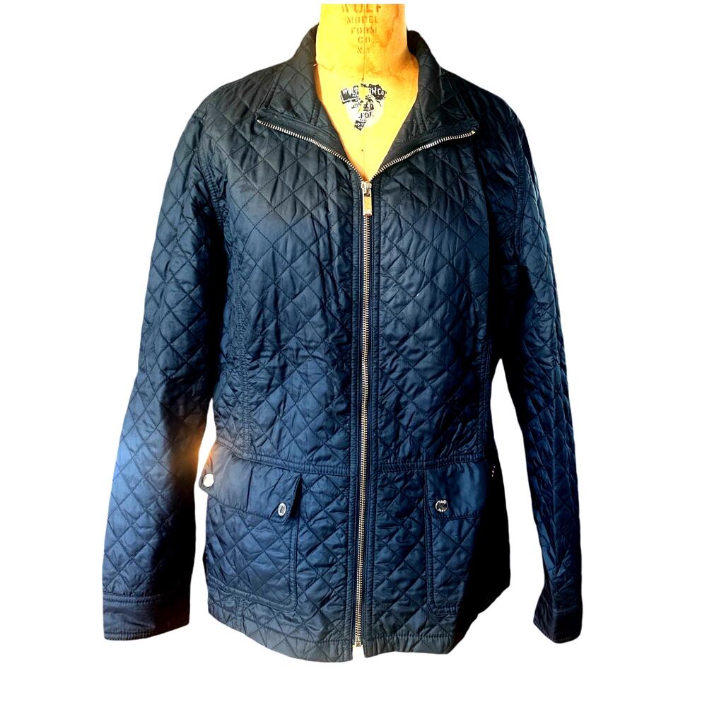 TAIL Light Weight Black Quilted Jacket - Sporty, Casual, Full-Zip, Womens SZ L